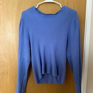 Y2K Knit Sweater with subtle puff shoulder/sleeve